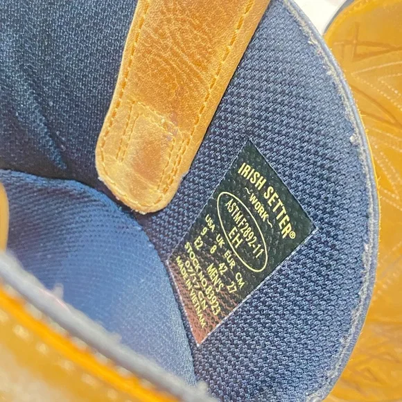 IRISH SETTER Works, Men’s Cowboy work boots Size 9, great condition clean - Picture 9 of 10